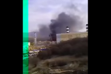 В Крыму загорелась ТЭС, на которой установили незаконно завезенные турбины Siemens