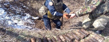 В Запорожской области уничтожили полсотни снарядов, оставшихся от прежних войн, - ФОТО