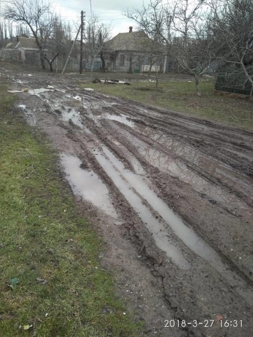 В Очакове ул. Филиппа Морачевского превратилась в болото, на ее ремонт обещают 200 тыс. грн