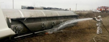 ДТП с бензовозом под Бердянском обошлось без серьезных последствий