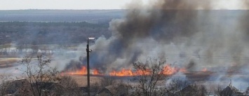 На Николаевщине "бушевал" сильный пожар, - ФОТО