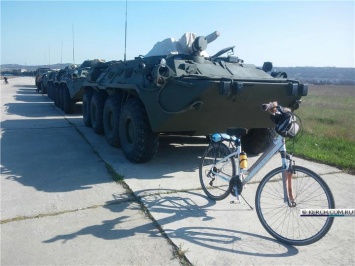 В Керчь прибыла военная техника для участия в параде