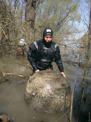 В Измаиле взорвали четвертую донную мину, обнаруженную на Дунае