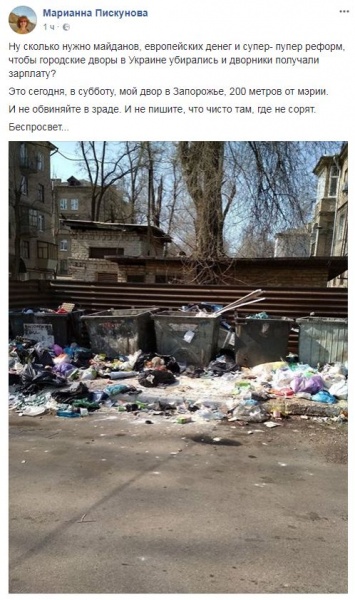 "Сколько нужно майданов, чтобы справиться с ужасом на улицах Запорожья" - запорожанка поделилась впечатляющими фото