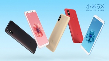 Смартфон Xiaomi Mi 6X показался в пяти цветах