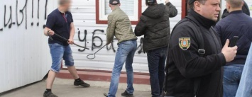 В Одессе патриоты разгромили газовую заправку