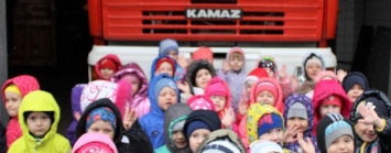 В Сумах дошкольники посетили музей спасательной службы