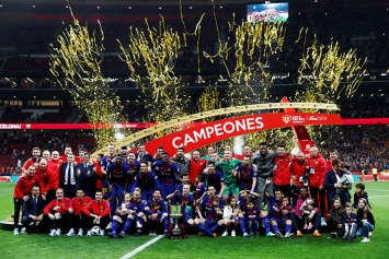«Барселона» в 30-й раз завоевала Кубок Испании
