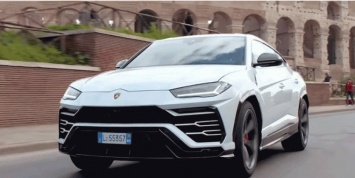 Lamborghini Urus появился на улицах Рима