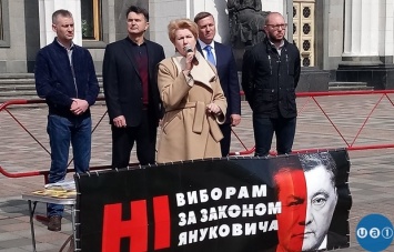 Нардепы и активисты проведут всеукраинскую акцию против выборов по "закону Януковича"