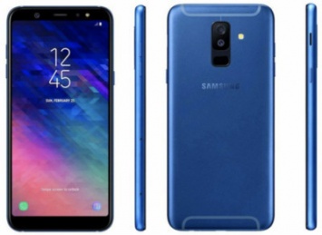 Смартфон Samsung Galaxy A6 Plus - новые рендерные фото