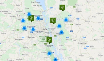 К майским праздникам. Где в Киеве и области уже обустроены зоны для отдыха. Карта