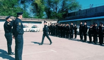Новые патрульные полицейские приняли присягу сегодня в Запорожье (ФОТО)
