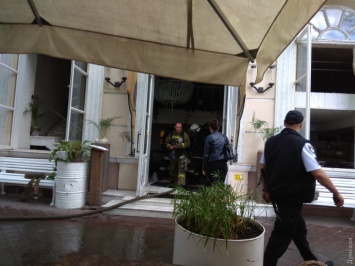 Воскресный пожар на Дерибасовской: горел модный ресторан