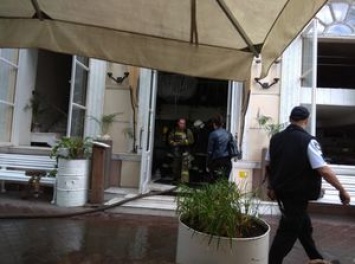 В Одессе на Дерибасовской горел популярный ресторан, проведена эвакуация