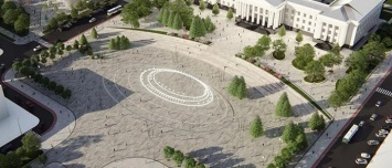 Центральная площадь Краматорска начнет преображаться уже на этой неделе