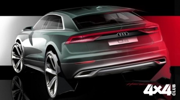 Audi показала тизер кросс-купе Q8