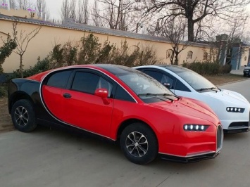 Китайцы сделали "копию" Bugatti Chiron за 5000 долларов