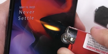 OnePlus 6 попытались согнуть, поцарапать и сжечь