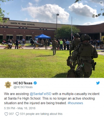 В Техасе неизвестный открыл стрельбу в школе, погибли восемь человек
