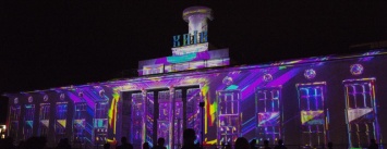 В Киеве прошел фестиваль света "Kyiv Lights Festival", - ФОТО