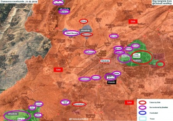 Сирийская армия полностью освободила город и провинцию Дамаск от исламистов