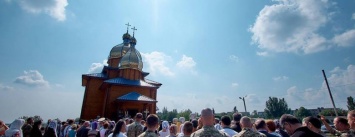 В Донецкой области открыли храм, посвященной памяти погибших в 2014 году воинов ВСУ