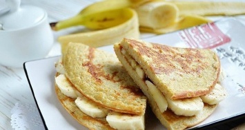 Овсяноблин с бананом на завтрак - полезно и низкокалорийно!