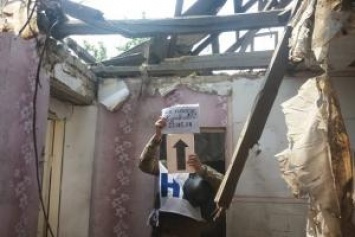 Боевики обстреляли Зайцево: разрушен частный дом, ранен мирный житель