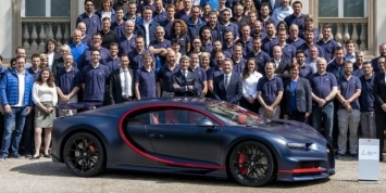 Марка Bugatti выпустила юбилейный 100-й «Широн»