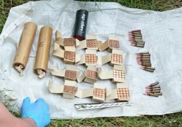 5 тротиловых шашек, 3 «дымовухи» и куча патронов: СБУ нашла под Одессой два тайника с боеприпасами. Фото