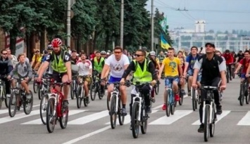По центру Запорожья проедутся 10 тысяч велосипедистов - маршрут