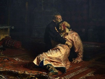 В Третьяковской галерее в Москве мужчина пытался уничтожить картину Репина "Иван Грозный убивает своего сына"