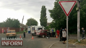 В Измаиле два авто не поделили дорогу: есть пострадавшие