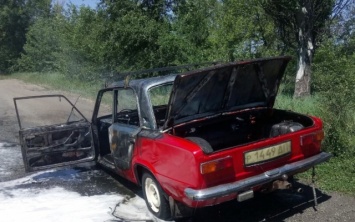 На Днепропетровщине ликвидировано возгорание автомобиля