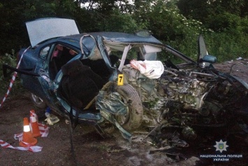 Авто всмятку. Под Тернополем в ДТП погибли двое человек, еще трое - травмированы. Фото