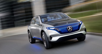 Электромобиль Mercedes EQ: новое видео
