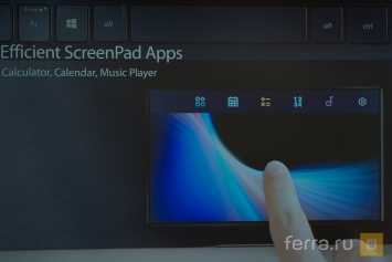 Премиальный ноутбук ASUS ZenBook Pro оснастили 5,5-дюймовым тачскрином вместо тачпада