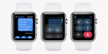 В watchOS 5 Apple упростила доступ к Пункту управления и Центру уведомлений