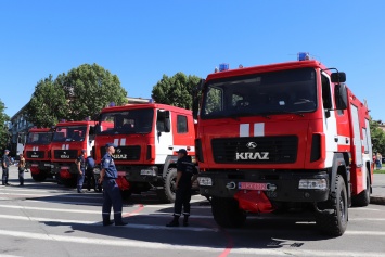 Херсонщина получила новые пожарные автомобили