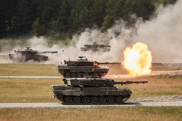 Появились фото и видео с танковых стрельб НАТО, где украинские военные заняли восьмое место