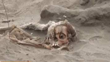 В Перу нашли 56 скелетов принесенных в жертву детей