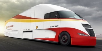 Аэродинамический тягач Shell оказался в 2,5 раза экономичнее обычных грузовиков