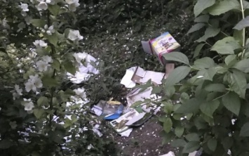 В центральном парке Одессы утопает в мусоре (ФОТО)