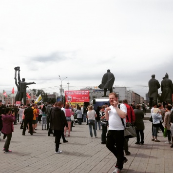 В Новосибирске прошел митинг против пенсионной реформы и цен на бензин