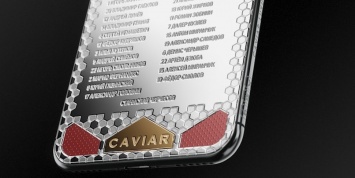 Caviar представила iPhone X с именами футболистов сборной РФ