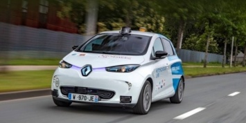 Renault запускает первый в Европе сервис беспилотных такси на электромобилях