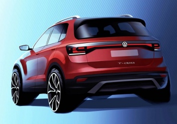 Раскрыт дизайн нового компактного кроссовера Volkswagen T-Cross