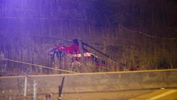 В США рухнул медицинский вертолет с критическим пациентом на борту. Фото