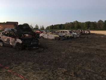 В Канаде на фестивале за несколько минут сгорело 34 машины
